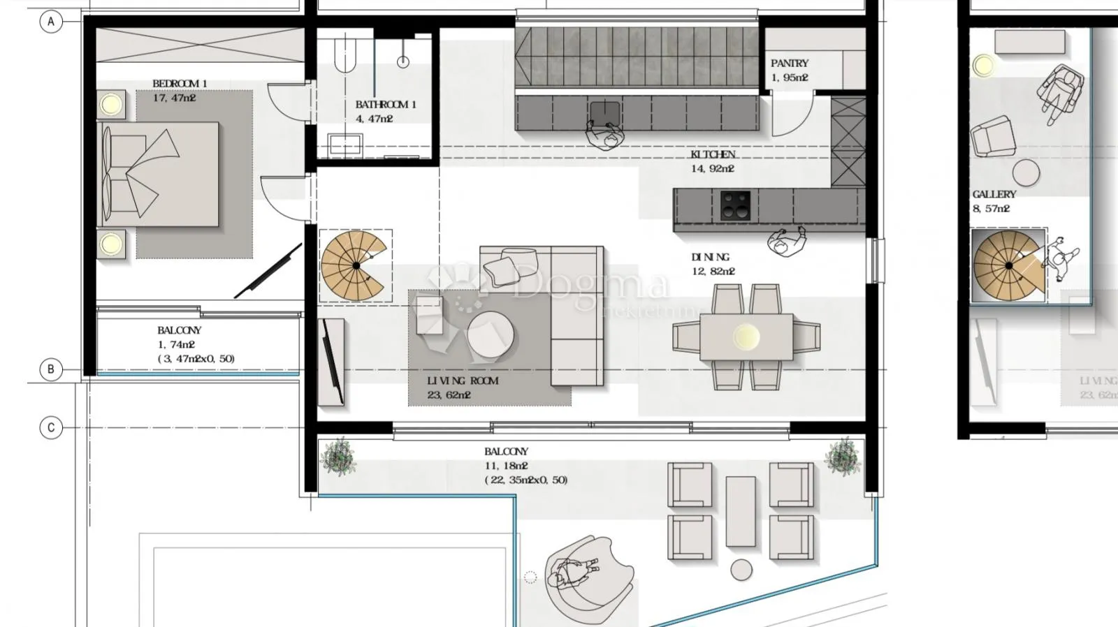dvje kompletno namještene luksuzne smarthome vile - top lokacija i investicija - slika 40