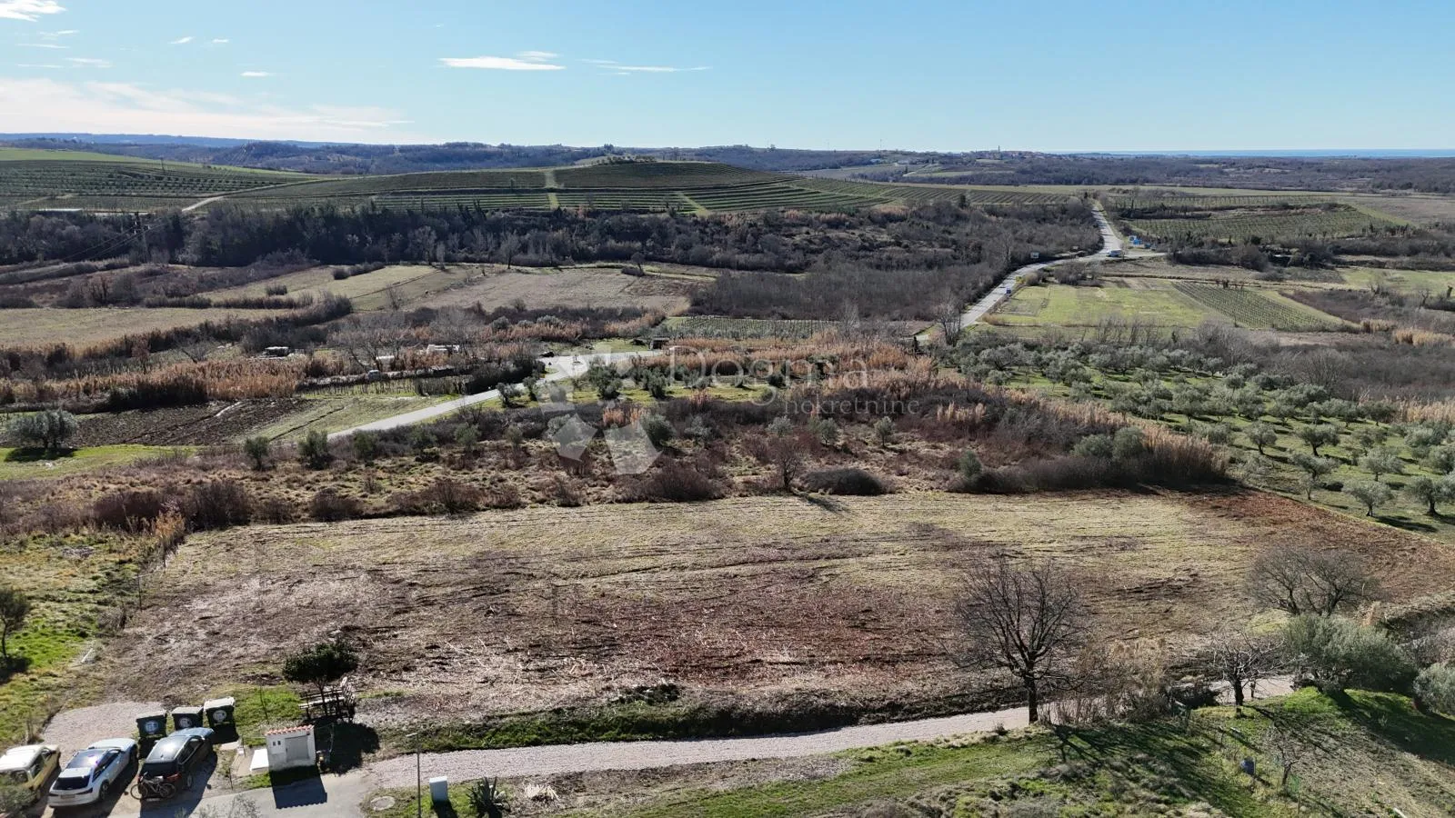 Istra - zemljište za vilu s panoramskim pogledom - Buje