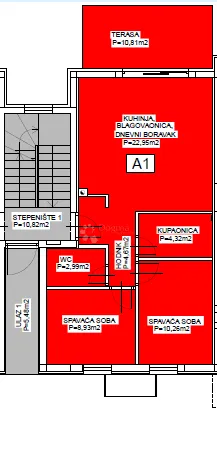 prodaje se – dvosobni apartman u vodicama, 50 m od mora - slika 15