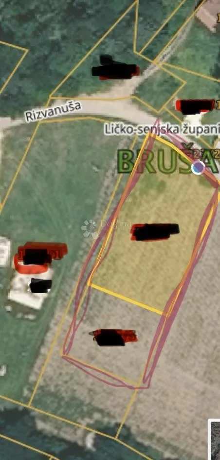 rizvanuša dvije građevinske parcele podno velebita - slika 6