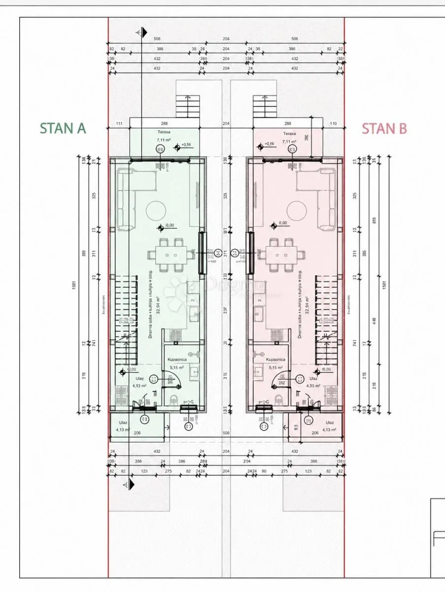 novogradnja čepin | 3 spavaće sobe i dvorište - slika 5