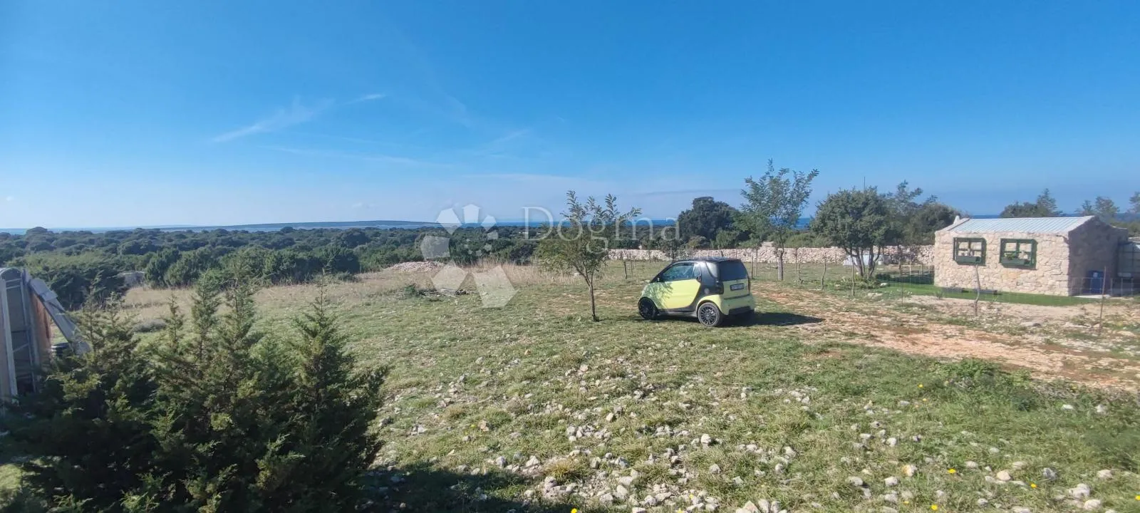 mandre, pag - poljoprivredno zemljište s pogledom na more - slika 3
