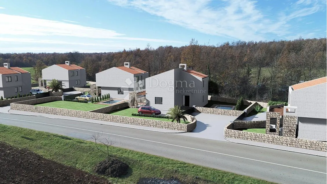atraktivno zemljište s pogledom na more, barban - slika 11