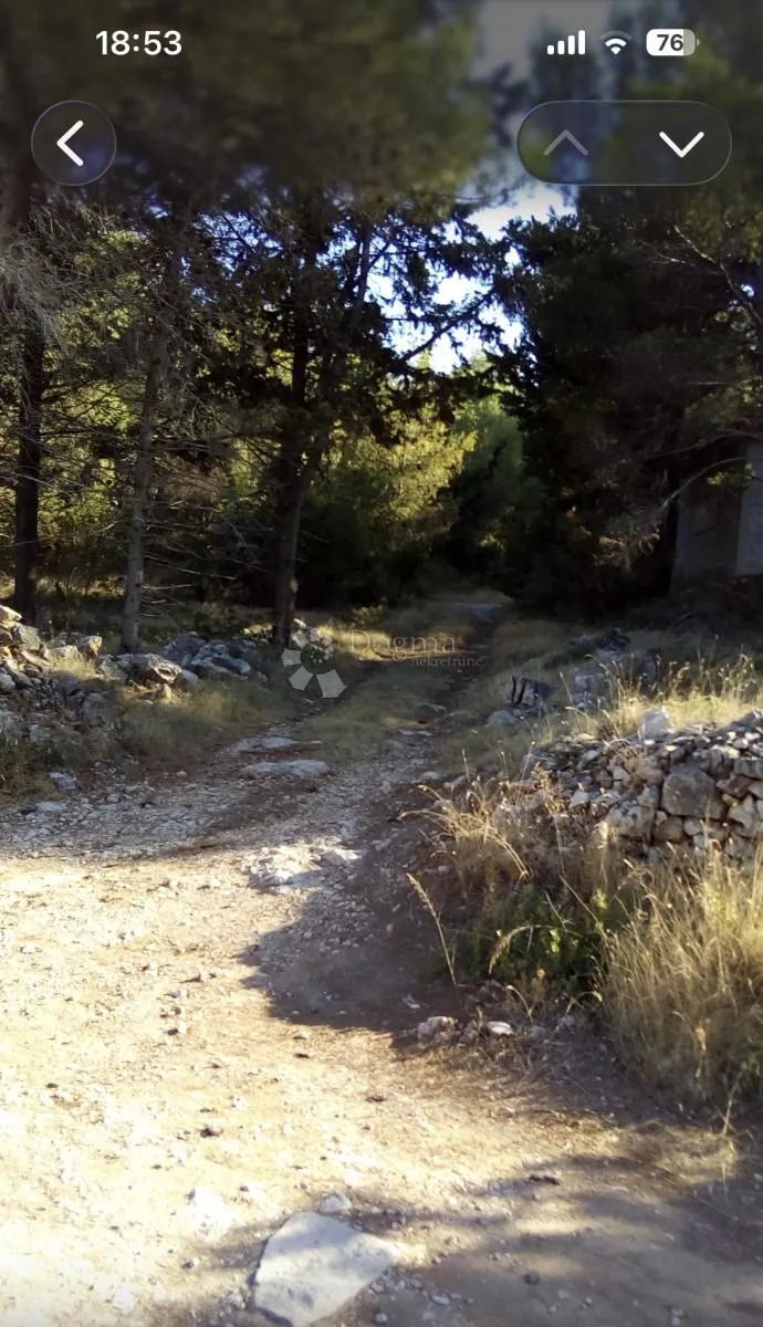 otok brač, splitska, zemljište 500 m2, 100 m od mora - slika 4