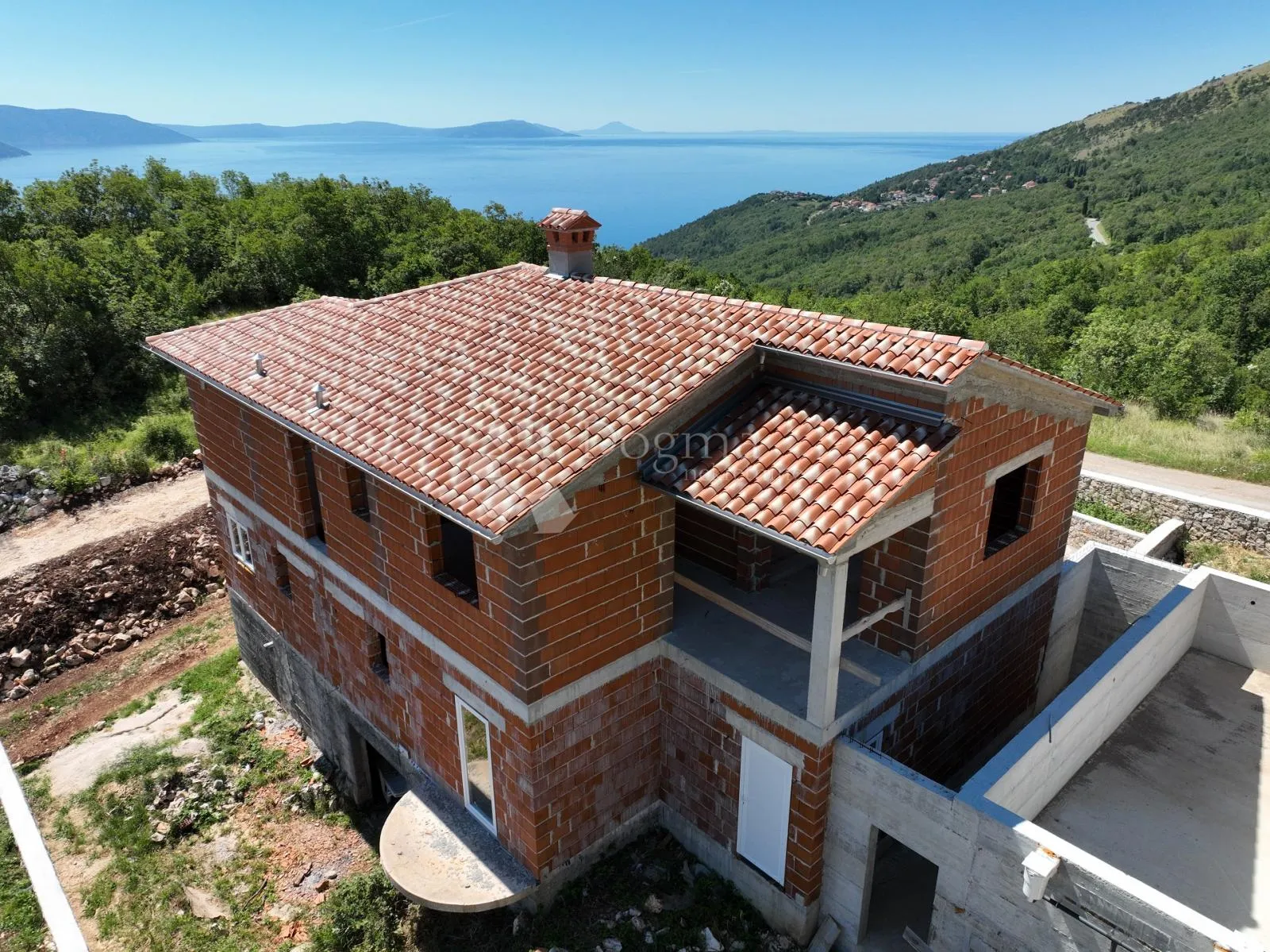 kuća u izgradnji s pogledom na more - slika 4
