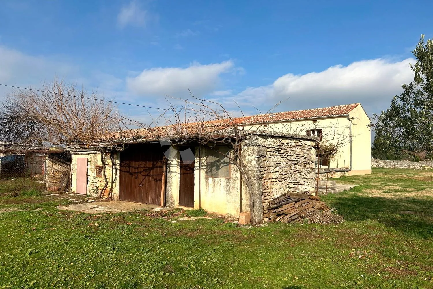 vodnjan – kamena kuća s pomoćnom zgradom, velika parcela, maslinik - slika 42