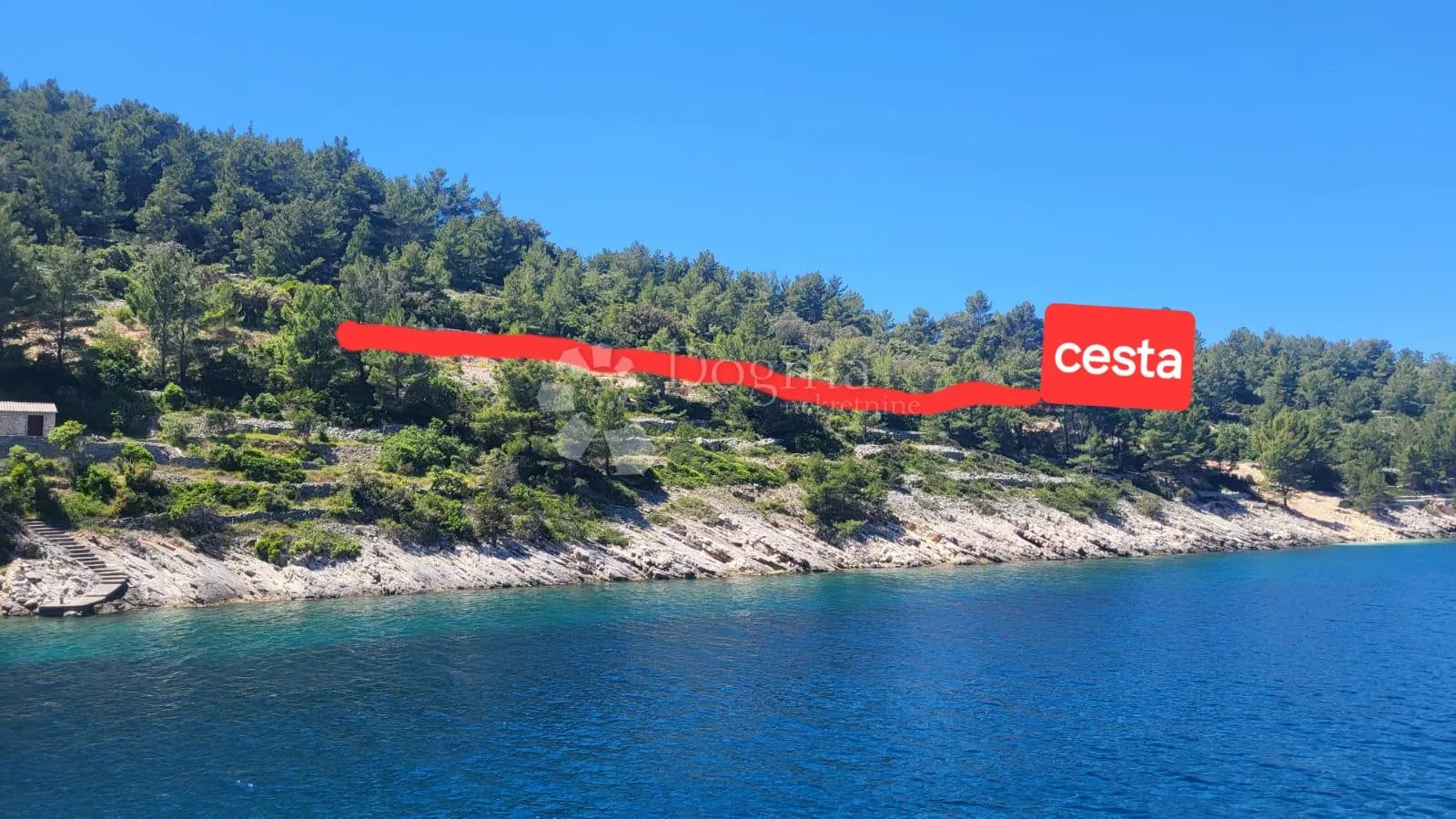 atraktivno zemljište u blizini vela luke, uvala prapratna - slika 3