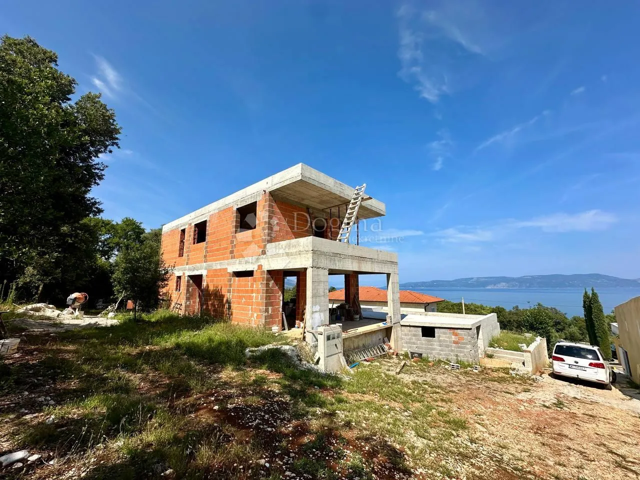 roh bau kuća sa otvorenim pogledom na more i otoke! - slika 3