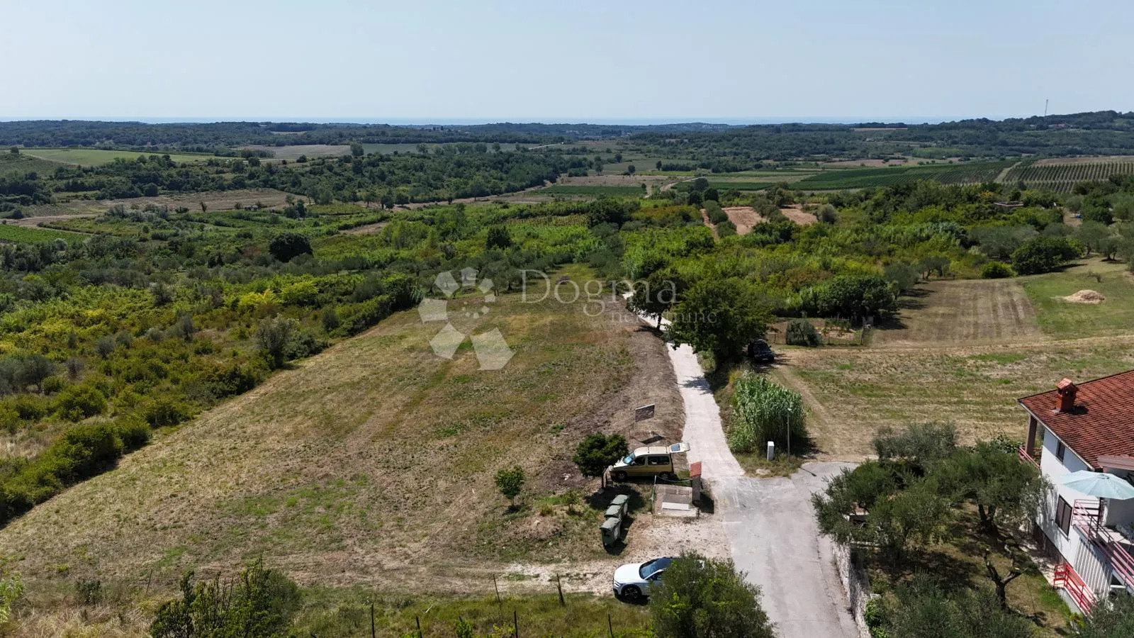 građevinska parcela 1036 m² s pogledom na more i prirodu - slika 3