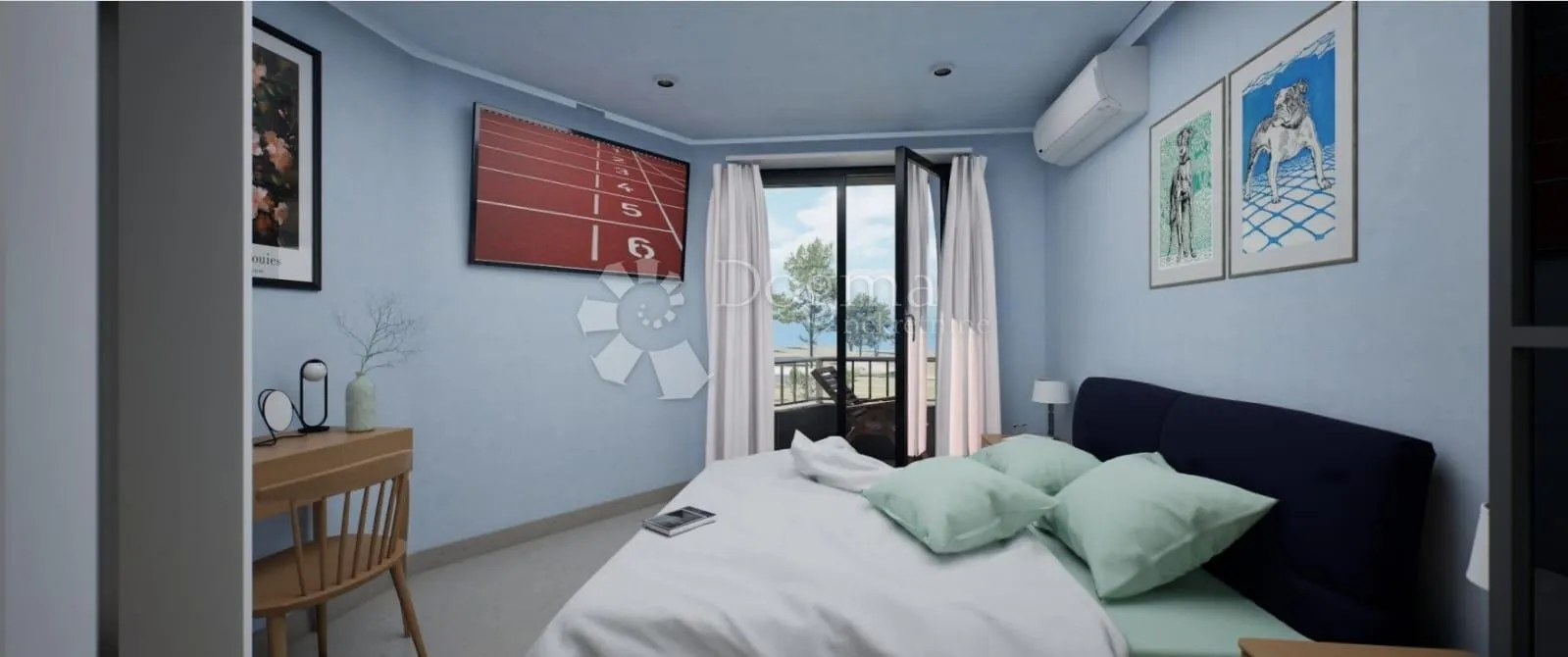 penthouse štinjan – 600 m od mora – pogled na brijune – ključ u ruke - slika 13