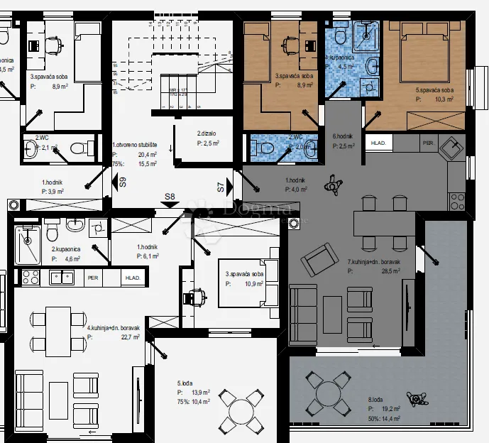 vidikovac- penthouse s7 - slika 13