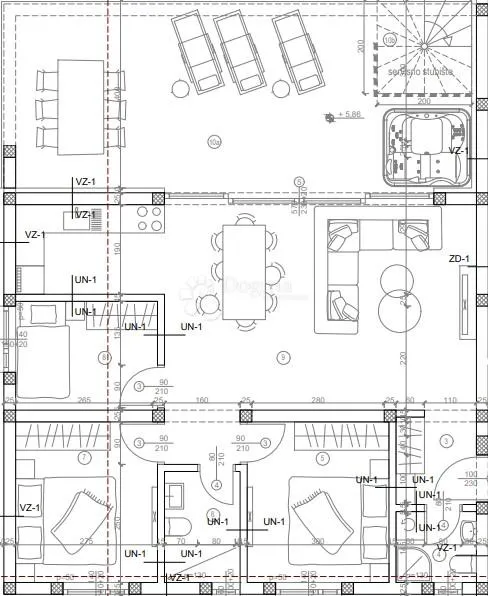 ekskluzivni penthouse uz more, terasa 120 m² - slika 20