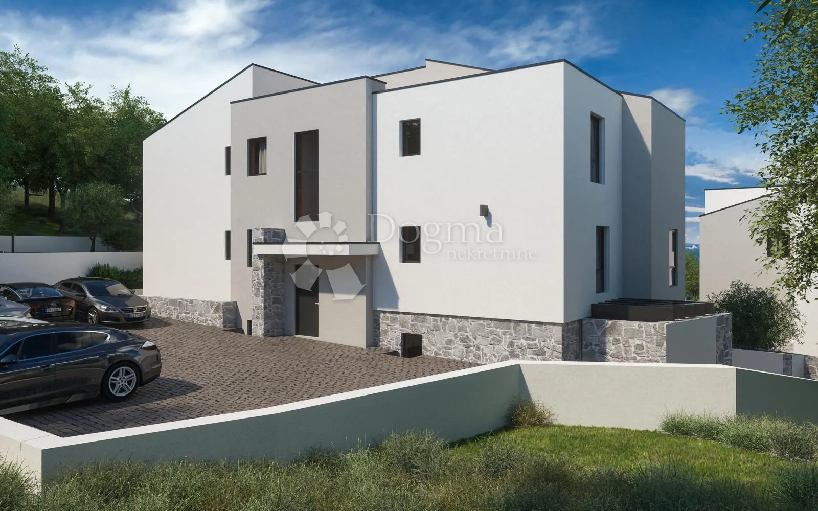 vrbnik, apartman sa bazenom 50 m od mora - slika 4