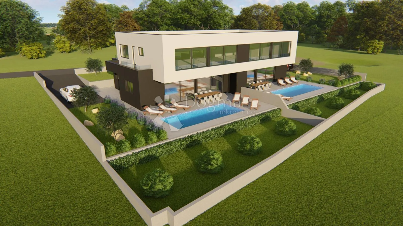 luksuzna duplex vila s bazenom i pogledom na more! - slika 2