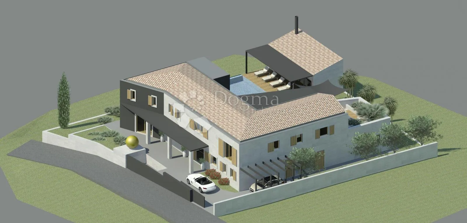 buje, atraktivno građevinsko zemljište s gotovim projektom - slika 3