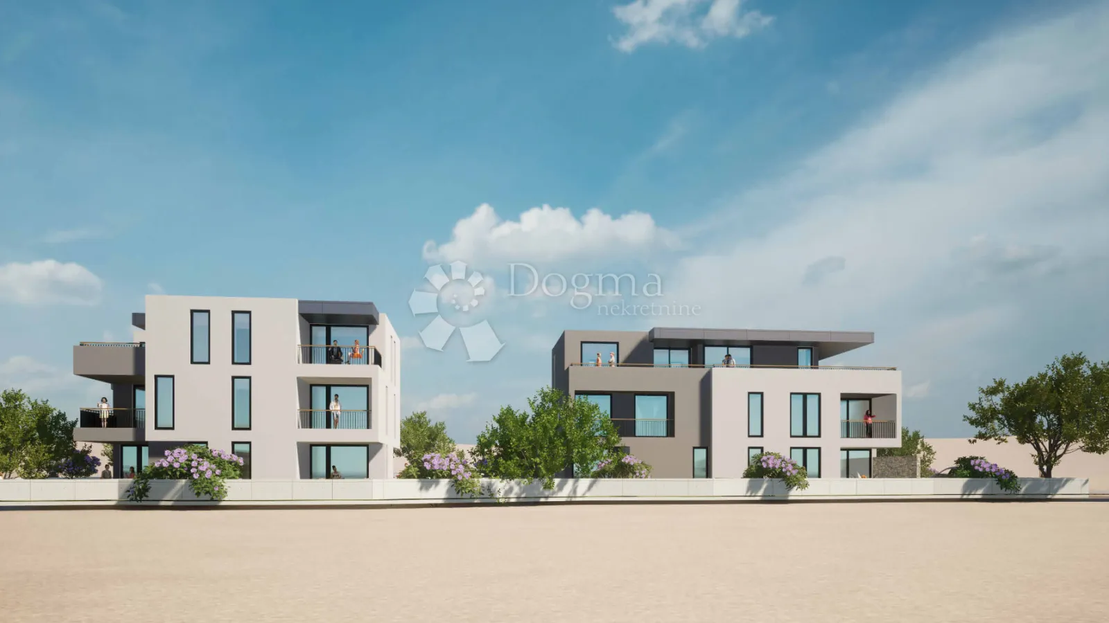 a4.1 – kaštel novi; novogradnja, troetažni stan/kuća, 3s, vrt (168 m²), krovna terasa, pogled na more, parking, odlična lokacija - slika 6