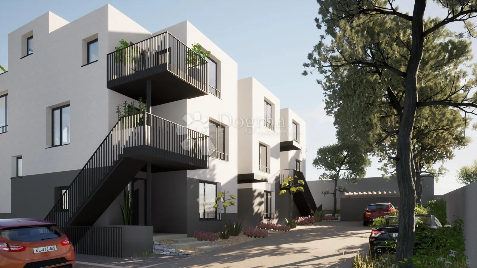vodice - s5 dvoetažni penthouse na 1. i 2. katu s vrtom i krovnom terasom, 159,01 m2 netto - slika 7
