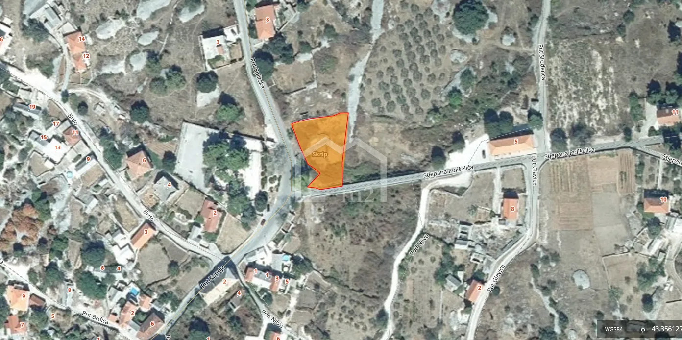 građevinsko zemljište - škrip, brač - slika 13