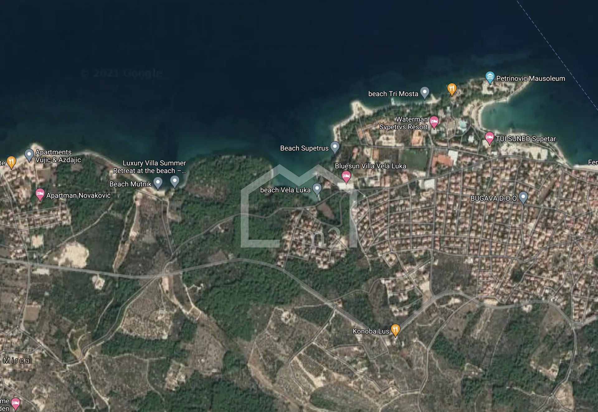 Poljoprivredno Zemljište Mirca 80m Od Mora - Mirca, Supetar