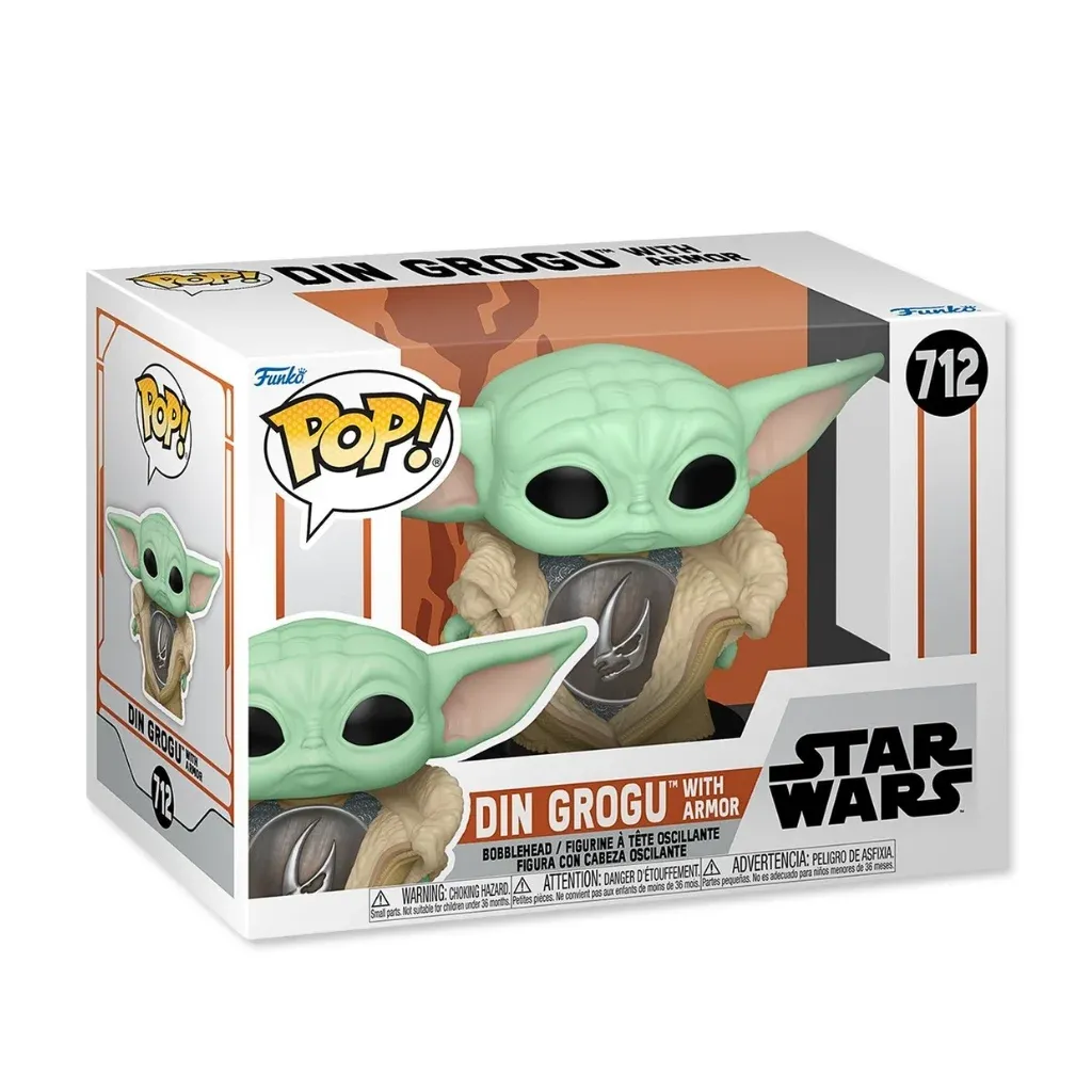 Funko Pop! Star Wars: The Mandalorian – DinGrogu with Armor 712 - Zagreb