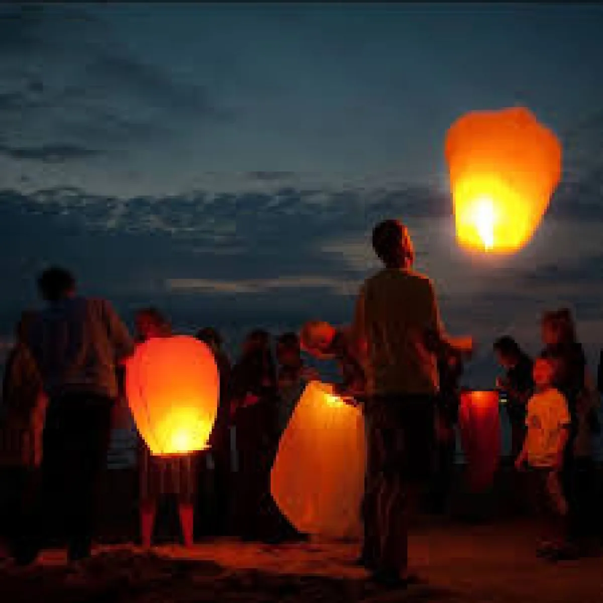(pak 5kom) japanski wish baloni! lampion želja - slika 12