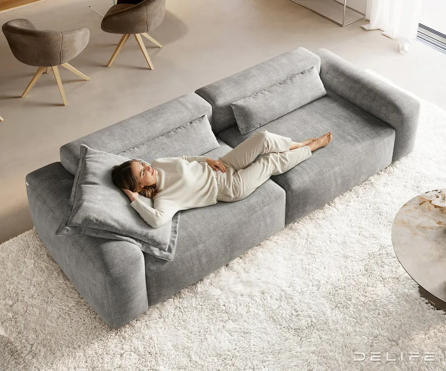 modularna sofa freestyle 280x110cm, materijal: strukturirana tkanina - slika 7