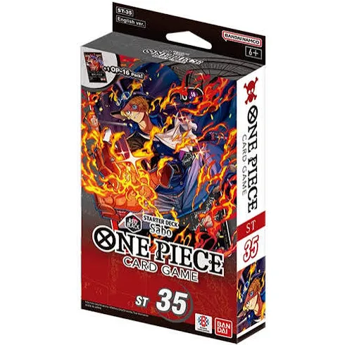 one piece red/black sabo starter deck (st-35) - slika 1