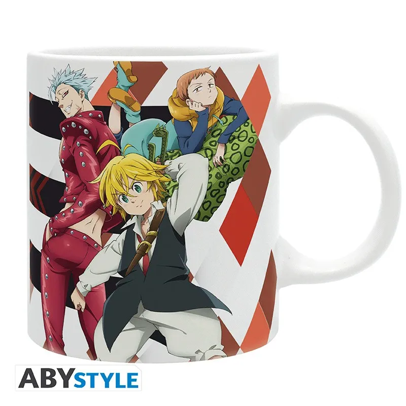 Šalica The Seven Deadly Sins Meliodas, Ban & King 320ml - Zaprešić
