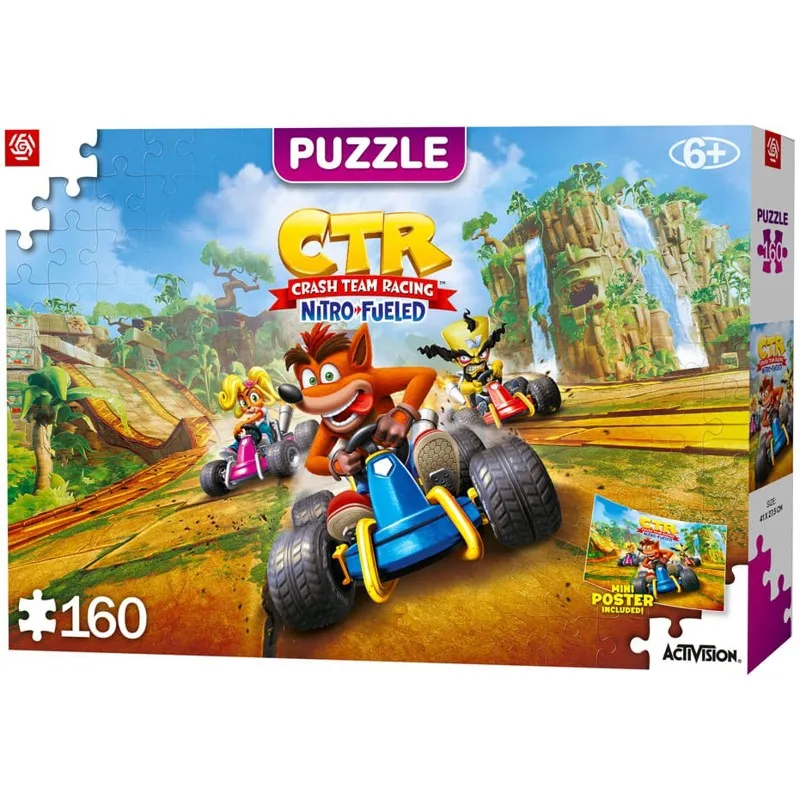 Puzzle Crash Bandicoot 106kom + poster - Zaprešić