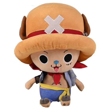 one piece chopper x luffy plišana igračka 25cm - slika 1