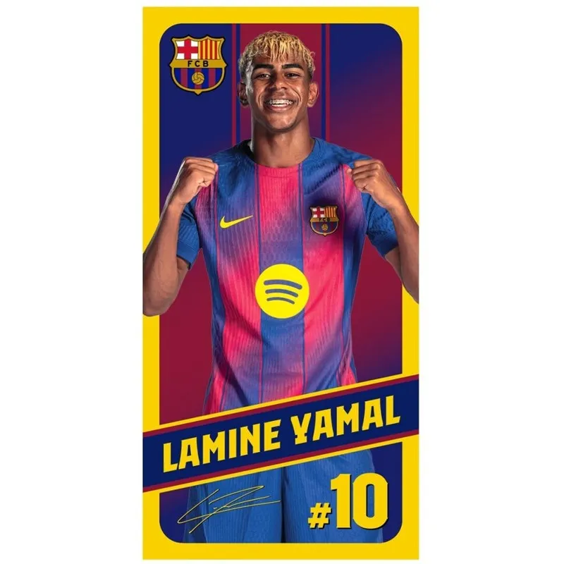 Ručnik za plažu FC Barcelona Lamine Yamal 70x140cm - Zaprešić