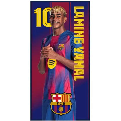 Ručnik za plažu FC Barcelona Lamine Yamal 70x140cm - Zaprešić