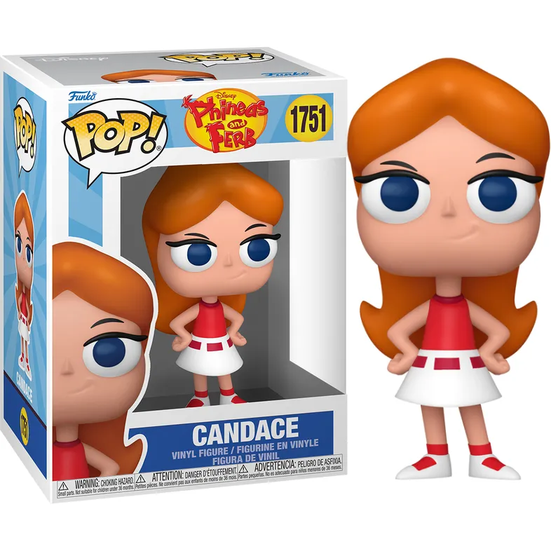 funko pop phineas and ferb candace 9cm - slika 1