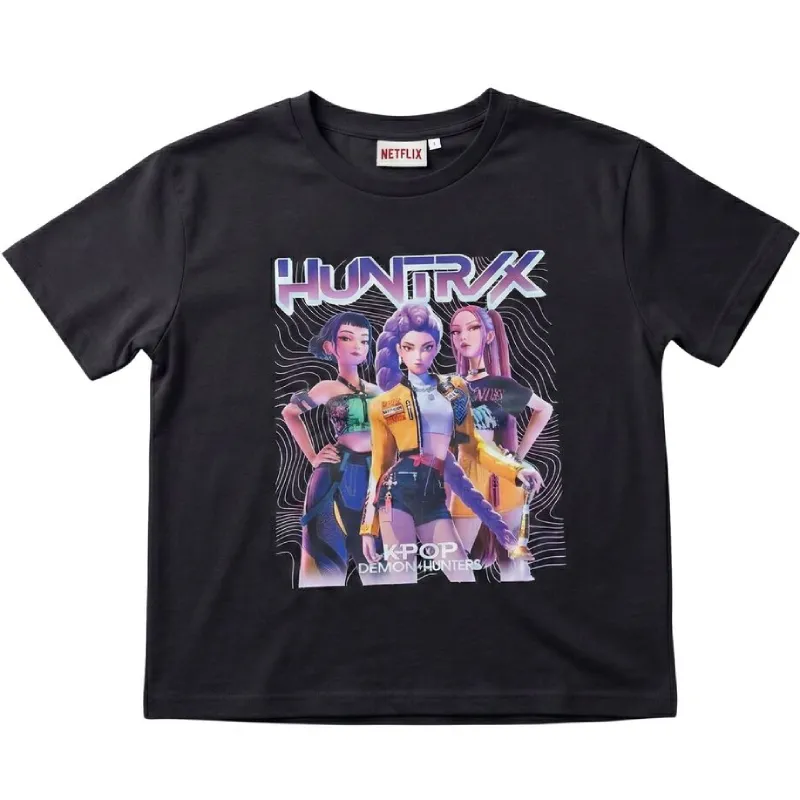 KPop Demon Hunters Huntrix crna majica 6A - Zaprešić