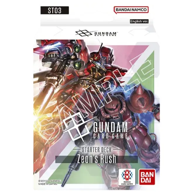 Gundam Card Game Starter Deck Zeon's Rush ST03 - Zaprešić