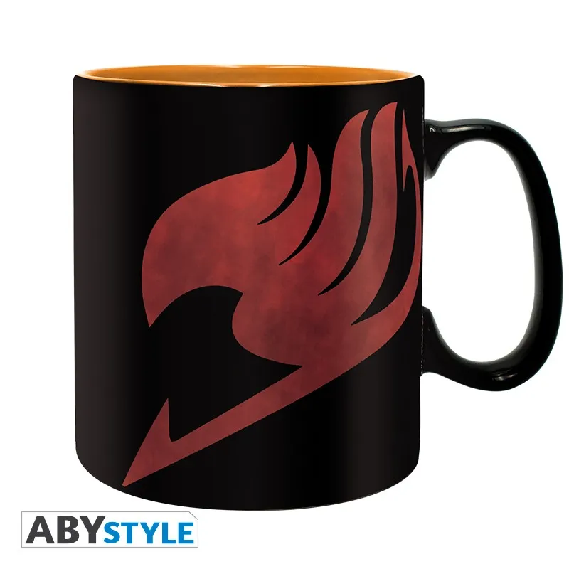 Šalica Fairy Tail Lucy, Natsu & Emblem 460ml - Zaprešić