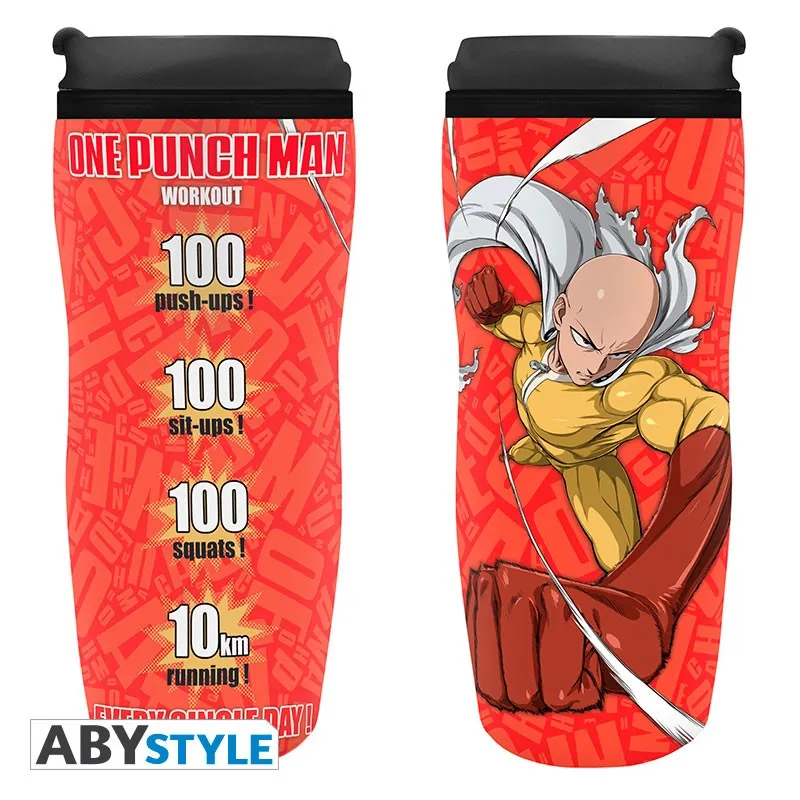 Šalica putna One Punch Man Saitama 355ml - Zaprešić