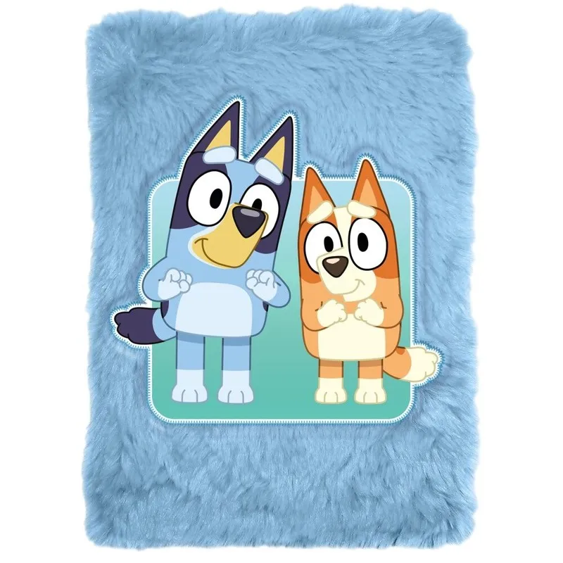 bilježnica a5 bluey plišana - slika 1