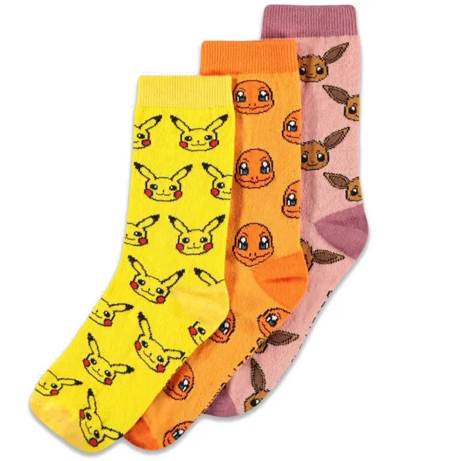 Pokemon 3-pack Three Icons čarape 35-38 - Zaprešić