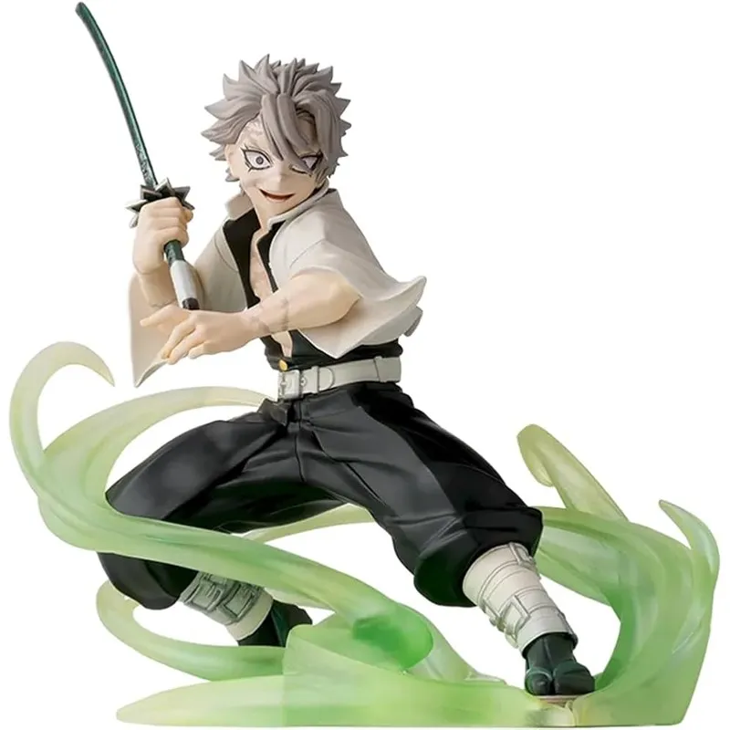 demon slayer sanemi shinazugawa hashira training arc xross link figura 12cm - slika 1