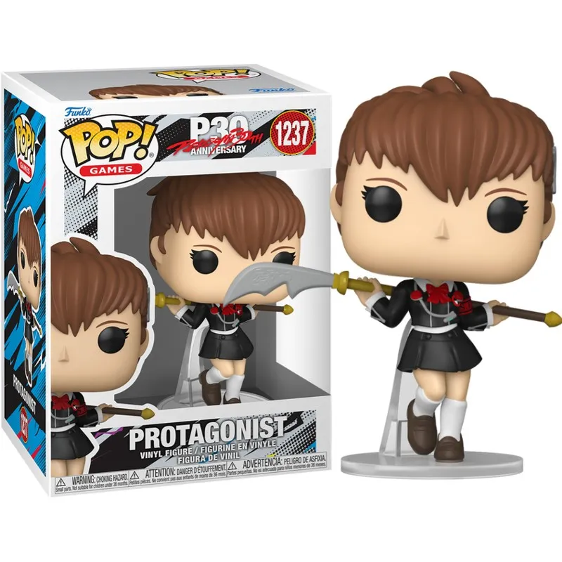 funko pop persona 3 protagonist 9cm - slika 1