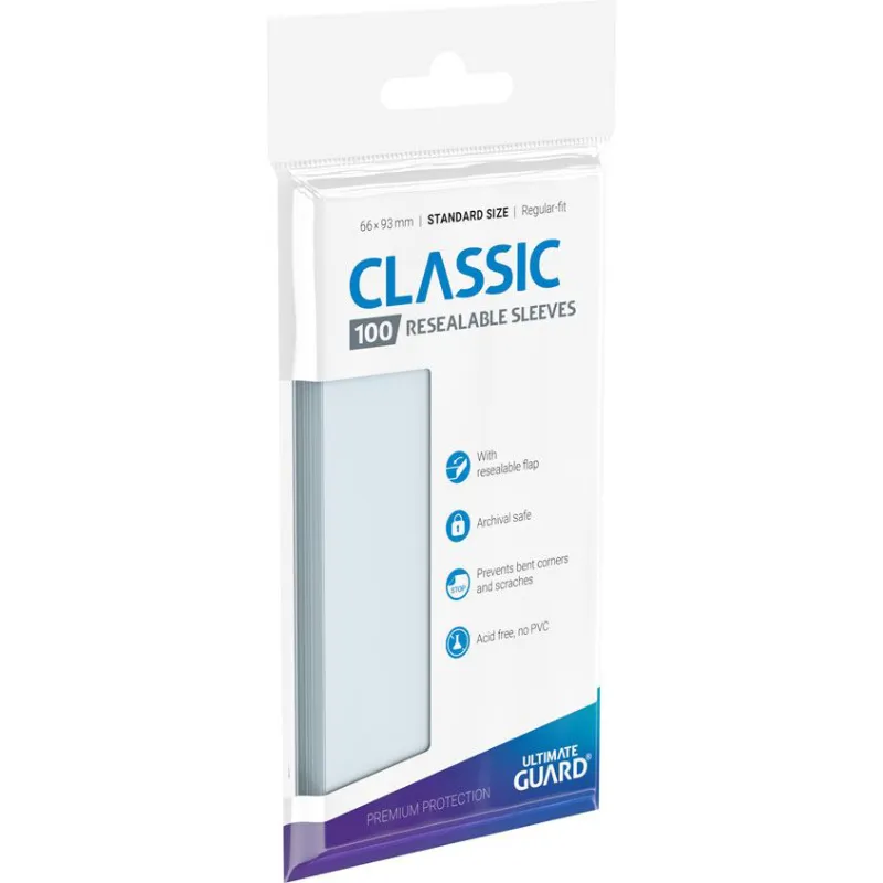 ultimate guard resealable standard size sleeves 100kom - slika 1