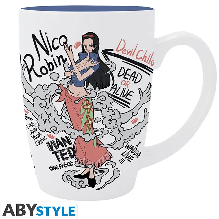 šalica one piece nico robin 400ml - slika 1