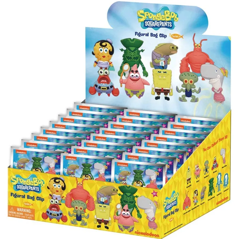 privjesak sponge bob 3d pvc blind bag 5cm - slika 1