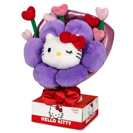 plišani buket cvijeća hello kitty 30cm - slika 1