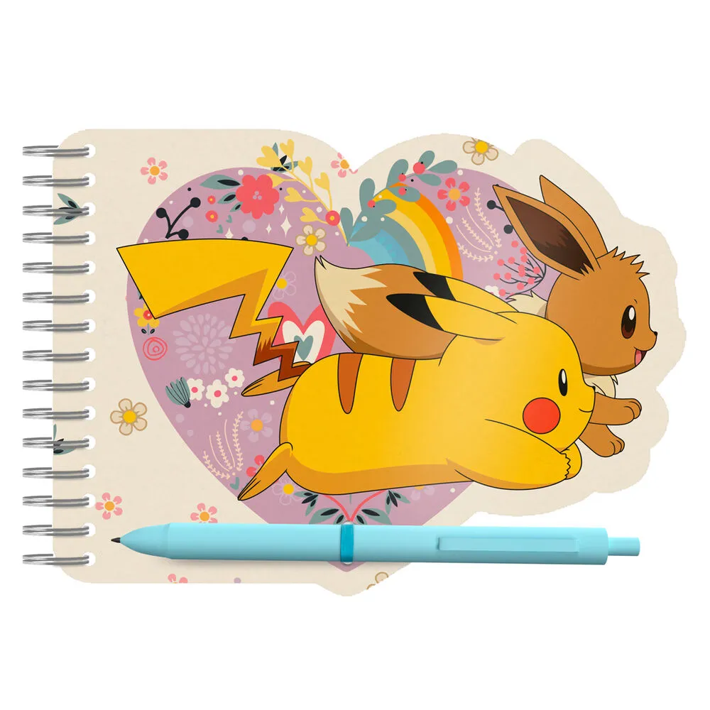 Bilježnica i kemijska set Pokemon Pikachu & Eevee - Zaprešić