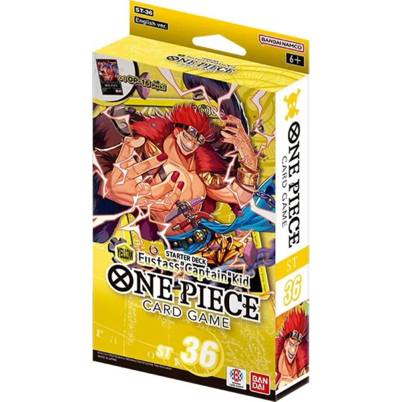 One Piece YELLOW Eustass "Captain" Kid Starter Deck (ST-36) - Zaprešić