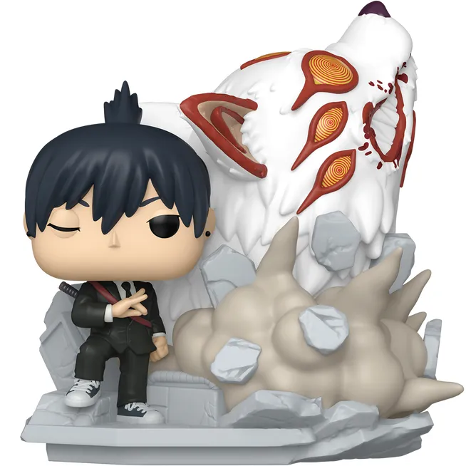 funko pop chainsaw man aki (fox devil) 16cm - slika 1