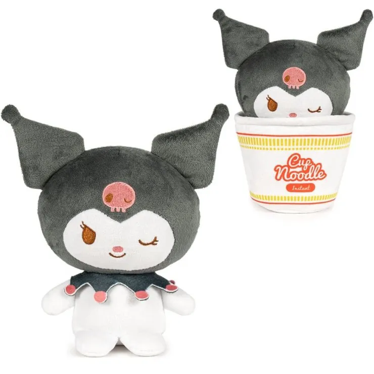 hello kitty kuromi cup noodle plišana igračka 16cm - slika 1