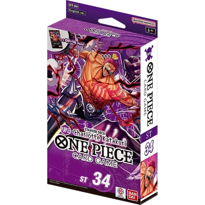 one piece purple charlotte katakuri starter deck (st-34) - slika 1